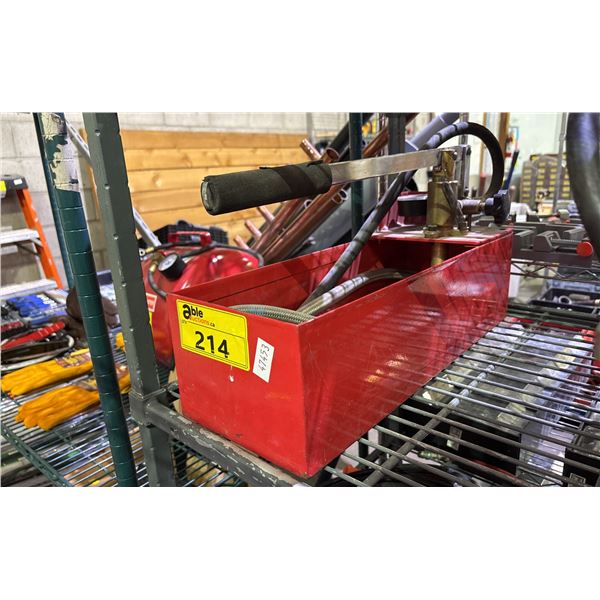 INDUSTRIAL PRESSURE TEST PUMP