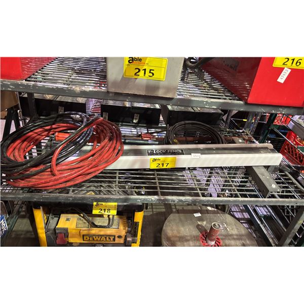T-LOCK FENCE AND RAIL KIT, ASSORTED SPRAY HOSES, DRAIN CLEANING CABLE & MORE