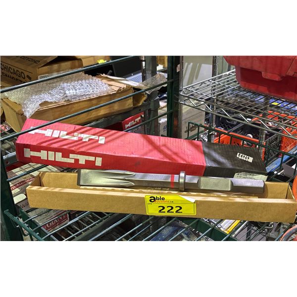 HILTI 1 1/8" NARROW FLAT CHISEL 16"