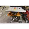 Image 1 : RIDGID 10" PORTABLE TABLE SAW