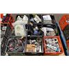 Image 1 : PALLET OF ASSORTED FITTINGS, PVC PIPE CONNECTORS, HARDWARE & MORE *MUST TAKE ALL ON PALLET*