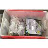 Image 4 : PALLET OF ASSORTED HARDWARE, LED PUCK LIGHTS, SATCO MEDIUM BASE LIGHT BULBS, ELECTRICAL & MORE