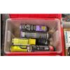 Image 5 : PALLET OF ASSORTED ELECTRICAL, WINDOW & DOOR FOAM SEALANT, LIGHT BULBS, & ASSORTED LUBRICANTS *MUST