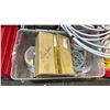 Image 2 : PALLET OF ROPES, PLASTIC PIPE, ASSORTED HOSES, PVC PIPE CONNECTORS & ASSORTED GRINDING WHEELS *MUST