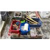 Image 1 : PALLET OF NAILS, HARDWARE, TROWELS, SAWS, PROPANE BOTTLES & MORE *MUST TAKE ALL ON PALLET*