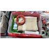 Image 3 : PALLET OF ASSORTED TAPE ROLLS, HARDWARE, PAINTING SUPPLIES & MORE *MUST TAKE ALL ON PALLET*