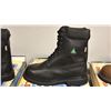 Image 1 : DAFFO MODE INDUSTRIALS MEN'S SIZE 11 W BLACK STEEL TOE BOOTS (STYLE DW-908)