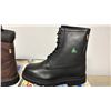 Image 1 : DAFFO MODE INDUSTRIALS MEN'S SIZE 11 W BLACK STEEL TOE BOOTS (STYLE DW-121)
