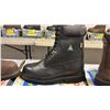 Image 1 : DAFFO MODE INDUSTRIALS MEN'S SIZE 11 W BLACK STEEL TOE BOOTS (STYLE DW-121)