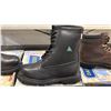 Image 1 : DAFFO MODE INDUSTRIALS MEN'S SIZE 11 W BLACK STEEL TOE BOOTS (STYLE DW-121)