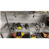 Image 1 : SHELF OF ELECTRIC SMALL HAND TOOLS - GRINDER, ROTO ZIP SPIRAL SAWS, ROTARY HAMMER