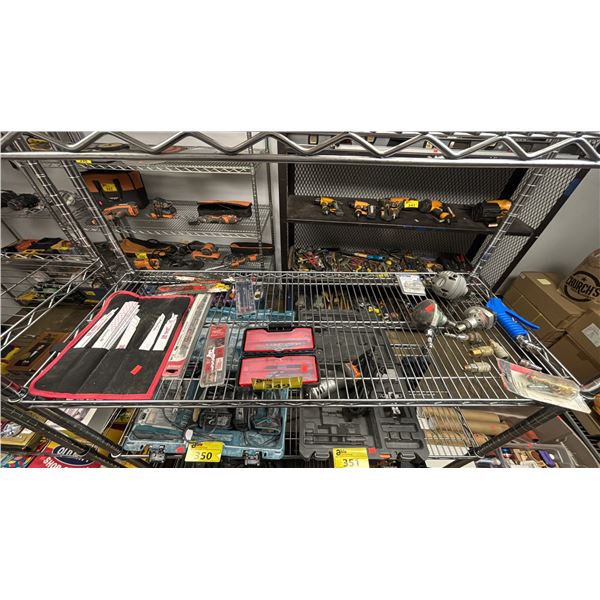 SAWZALL BLADES, ASSORTED PALM NAILERS & MORE