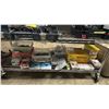 Image 1 : SHELF OF ASSORTED NAILS, SCREWS, STEEL STRAPPING, DRYWALL SCREWS & MORE