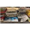 Image 3 : SHELF OF ASSORTED NAILS, SCREWS, STEEL STRAPPING, DRYWALL SCREWS & MORE