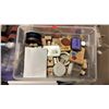 Image 2 : LARGE BIN OF CRAFT SUPPLIES *BIN INCLUDED*