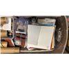 Image 4 : LARGE BIN OF CRAFT SUPPLIES *BIN INCLUDED*