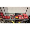Image 1 : MILWAUKEE DRILL WITH BATTERY, 3 MILWAUKEE BATTERY CHARGERS, ASSORTED DRILL BIT SETS & MORE