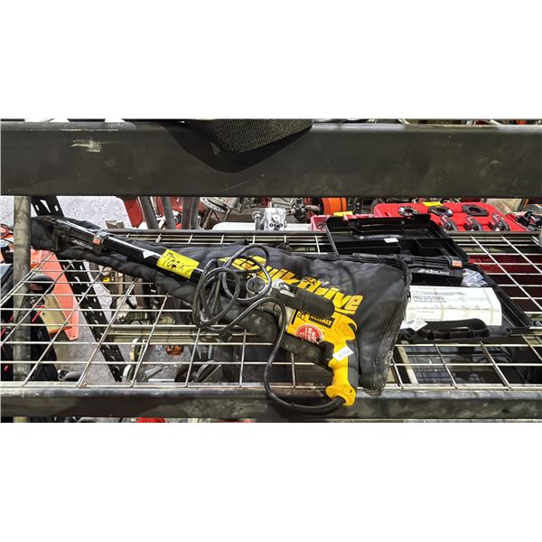 DEWALT DW276 ELECTRIC SCREWDRIVER WITH TWO QUICK DRIVE PRO ATTACHMENTS