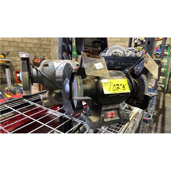 2 INDUSTRIAL BENCH GRINDERS