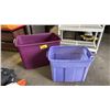 Image 1 : 2 TOTES *NO LIDS*