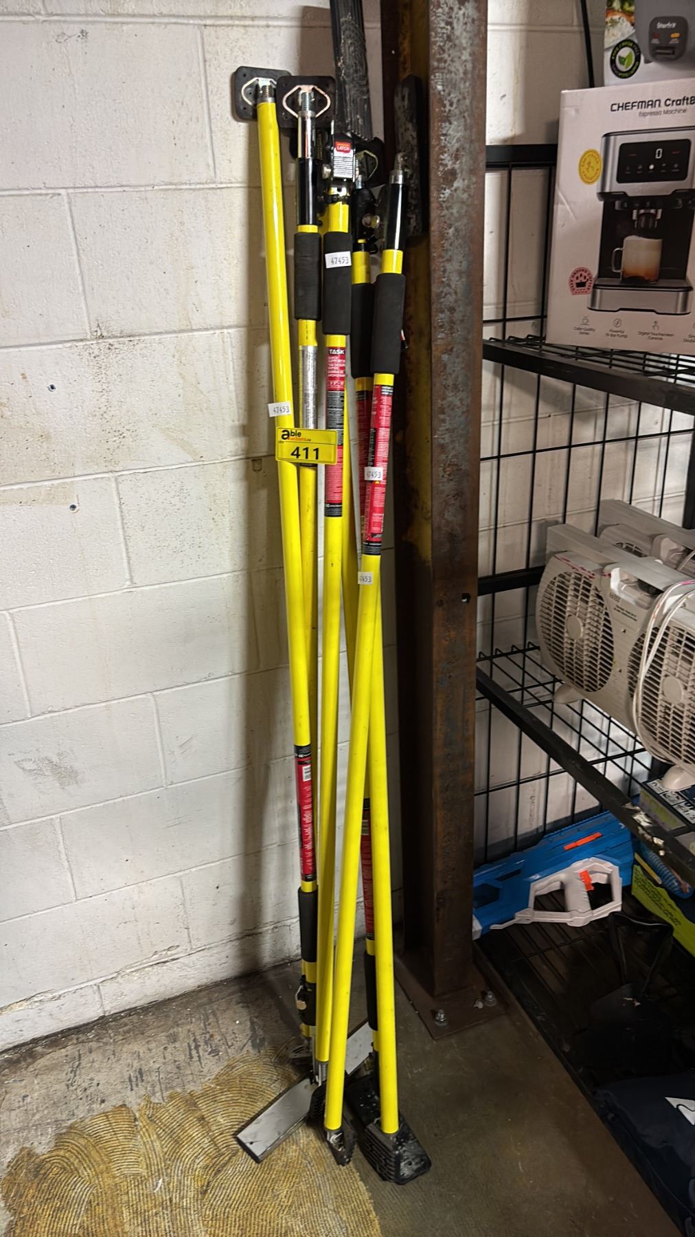 (6) TASK ADJUSTABLE QUICK SUPPORT RODS - Able Auctions
