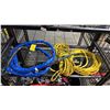 Image 1 : BLUE HEATED HOSE, YELLOW AIR HOSE & EXTENSION CORD
