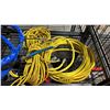 Image 3 : BLUE HEATED HOSE, YELLOW AIR HOSE & EXTENSION CORD
