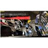 Image 2 : TOTE OF ASSORTED ROK BAR CLAMPS, SPRING CLAMPS, SQUEEGEE & MORE *TOTE INCLUDED*