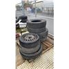 Image 1 : 4 - TOYO OPEN COUNTRY LT 215/85 R16 & 3 ASSORTED VEHICLE PERFORMANCE TIRES