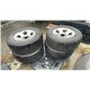 Image 1 : 4 - COOPER DISCOVER 265/70 R 17  M+S VEHICLE PERFORMANCE TIRES WITH RIMS