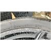 Image 2 : 4 - BRIDGESTONE RFT 225/55 R17 M+S VEHICLE PERFORMANCE TIRES WITH MINI RIMS