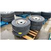 Image 1 : 4 - CONTINENTAL CROSS CONTACT LT245/75 R16 M+S VEHICLE PERFORMANCE TIRES WITH RIMS
