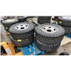 Image 1 : 4 - FIRESTONE TRANSFORCE 82 LT245/75 R17 M+S VEHICLE PERFORMANCE TIRES WITH RIMS