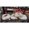 Image 1 : 4 LAY FLAT 2" FIRE HOSES WITH 1 SPRAY NOZZLE