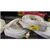 Image 3 : 4 LAY FLAT 2" FIRE HOSES WITH 1 SPRAY NOZZLE