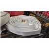 Image 4 : 4 LAY FLAT 2" FIRE HOSES WITH 1 SPRAY NOZZLE
