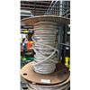 Image 2 : SHELF OF ASSORTED EXTENSION CABLES, TECK CABLE & 2 SPOOLS OF ELECTRICAL CABLE