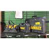 Image 1 : 1 SOFT SIDE DEWALT TOOL CADDY & 3 PLASTIC DEWALT TOOL CASES