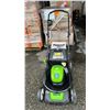 Image 1 : GREENWORKS PRO 21" ELECTRIC LAWNMOWER *NO BATTERY/NO CHARGER/WORKING CONDITION UNKNOWN*