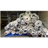 Image 1 : ROLLS OF COMMERCIAL CARPET IN ASSORTED COLORS & LENGTHS - LONGEST IS 12'/ APPROX. 50 ROLLS