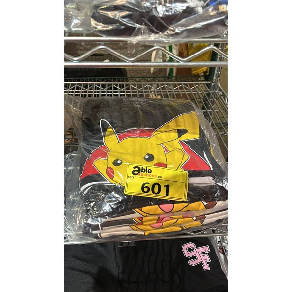 PIKACHU T SHIRTS IN ASSORTED SIZES