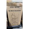 Image 1 : COZY BOSS OFFICE CHAIR WITH HEADREST *IN BOX*