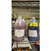 Image 1 : FOUR 3.6 L JUGS OF ASSORTED DEMCO ACRYLIC PAINT