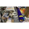 Image 1 : ROLL OF AUTO WRAP ADHESIVE FILM, WHEEL SPACERS, RATCHET TENSIONERS, CROWN LOCK KEY BOX & MORE