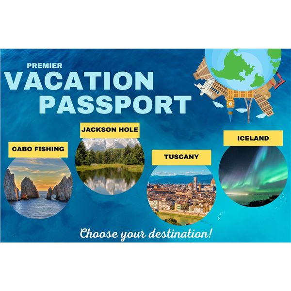 Premier Vacation Passport – 2 adults for 4 nights