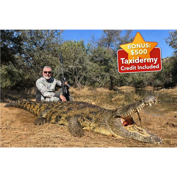 4-Day South African Crocodile Hunt BONUS: $500 taxidermy credit - Shingalana Safaris