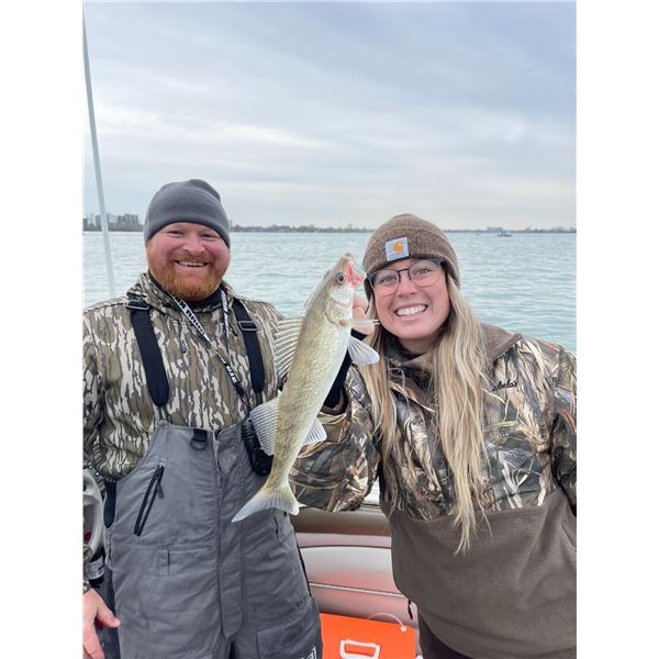 Detroit River Spring Walleye Charter for Three - Tin Fish Charters