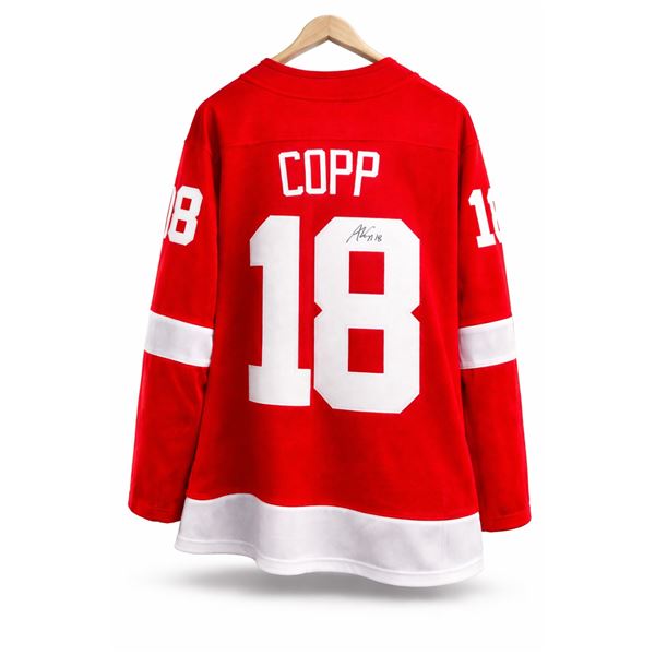 Autographed #18 Andrew Copp - Detroit Red Wings Jersey