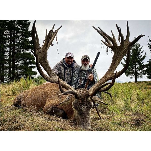 Southern Peak Safari – New Zealand  Red Stag 450-480” for 1 Hunter