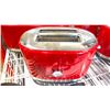Image 3 : 3 KITCHENAID RED COUNTERTOP ELECTRIC SMALL APPLIANCES INCLUDING: KITCHENAID LARGE SLICE TOASTER,